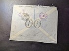 1945 Registered Palestine Airmail Cover Haifa To New York Ny Usa
