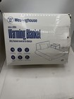 Westinghouse Heated Blanket Queen Size  Soft Flannel To Sherpa Electric 84  X