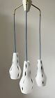 Mid-century Cascade Pendant Lamp Vintage Atomic Space Age Ufo Glass Plafond