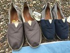 Toms 100  Authentic Mens Us Size Canvas Shoe Stripe University Classic Rope Sole