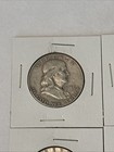  lot Of 10  Franklin Half Dollars 90  Silver  5 00 Face Value