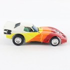 Aurora Afx Chevy Corvette  3 White Orange Red Original Body Only Ho Slot Car