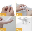 12 Pack Cabinet Locks Child Safety   Baby Safety Cabinet Locks No Drilline Baby 