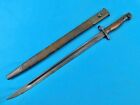 British Australian Ww2 1944 Dated Bayonet Fighting Knife  W  Scabbard
