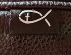 Vintage Divinity Boutique Leather Bible Cover Black Xl Fits Great Condition