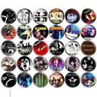 80s Goth Post Punk Bands 1 25  Pinback Buttons Set 30 Pins  Retro Darkwave Music