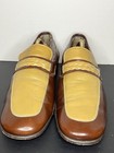 Florsheim Riviera 027248 Two Tone Loafer Shoes 8 5 B Rat Pack Rockabilly 1970   s