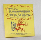 Vintage Reddy Kilowatt Electric Company Charm Pendant With Card Excellent