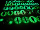 16mm Luminous Eyes 40pcs Glass Animal Craft Eyeball Cabochon Glow In Dark Diy