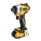 Dewalt 20v Max Atomic Impact Driver Kit - 1 4  Drive  2 0ah Battery New