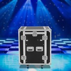 12u Pa Dj Rack   Road Case Slant Mixer Top Rack With Dj Table Tops 661 Lbs Load