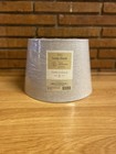 Threshold Small Linen Replacement Lamp Shade Light Gray  8 X 10 X 7 In New