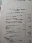 1895 Electric Trolley Report Laconia Street Railway New Hampshire Railroad Train