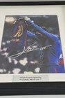 Lionel Messi Little Autographed Canvas Hand Signed Framed W coa Free Shipping