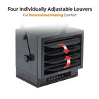 Comfort Zone 7 500 Watt  240 Volt Industrial Ceiling Mounted Heater With Remote