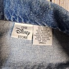 Vintage 90s Disney Store Cropped Embroidered Jean Jacket Womens Small