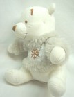 Disney Store Special White Winter Winnie The Pooh Bear 6  Plush Stuffed Animal