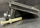 Genuine Hobart 4812 Size  12  1 2    Drive  Meat Grinder Attachment W  Pan stomper
