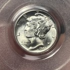1942-s 10c Pcgs Ms 66 Fb Silver Mercury Dime