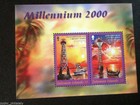Solomon Islands -  lighthouse   Ships   Millennium 2000  Mnh Ms  
