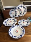Rms Titanic Replica Blue Delft Second Class Dinnerware  6 Pcs