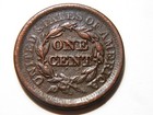 1853 Xf- vf  Braided Hair Large Cent   Nice  better Grade  Vintage Coin