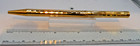 Goldtone Ball Pen-takes Cross Style Refill-hammered Look Design--new