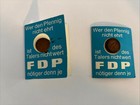 Fdp West German Political Souvenirs  Stop Socialization  With Penny Coin 