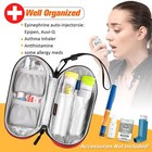 Epipen Medical Carrying Case Insulated Travel Medication Organizer Bag Pouch 