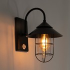 Porch Sconce Outdoor Motion Sensor Wall Mounted Lamp Wall Lantern Light Fixture