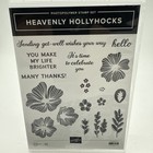 Stampin    Up  Heavenly Hollyhocks Stamp Set And Layering Hollyhocks Dies