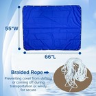 Boat T-top Shade Canvas Cover - Boat Center Console Bimini Shade Top  Marine 600