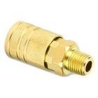 10pcs 1 4  Npt Male Air Coupler Industrial Brass Air Hose Fittings Compressor