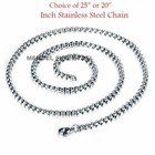 Mendel Mens Stainless Steel Irish Celtic Knot Cross Pendant Necklace For Men