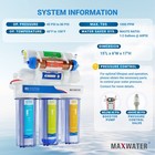 6 Stage 100gpd 0ppm Rodi Reef Marine Aquarium Hydroponics Reverse Osmosis System