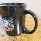 Green Day American Idiot Mug 2005 Black Ceramic Heart Grenade Band Merch Cup