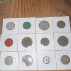 Vintage Us Sales Tax Tokens Lot Mixed States Wa Mo Ok Ut Great Depression