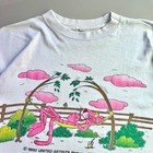Vintage 1990s Pink Panther French Humor T-shirt Size M l