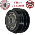 Heavy Duty 2b Centrifugal Clutch Double 5 8  V Belt  1  Bore 5  Pulley New