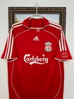 Liverpool Home Football Shirt 2006 Soccer  8 Gerrard Adidas Jersey Mens Size M