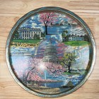 Washington D c  Landmarks Souvenir Tray With Capitol And White House