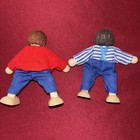 Melissa   Doug Lot Of Two  2  Wooden Doll House People Used Excellent Condition 