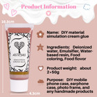 Simulation Fake Whipped Cream Glue  2pcs Decoden Cream Clay Glue