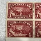 1912-1913 Post Office Clerk Stamps 1 Cent Block Of 4