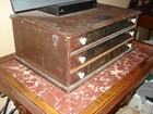Rare Antique Country Store George A  Clark O n t  3 Drawer Spool Cotton Cabinet