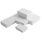 Premium White Swirl Cotton Filled Jewelry Cardboard Box Lots Of 100 200 500