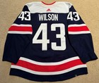Tom Wilson Washington Capitals Alternate Game Worn Jersey -fight Loa Matched     