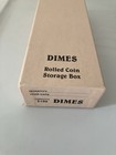 Rolled Dime Coin Heavy Duty Vintage Beige Storage Box With 20  5 Dime Tubes