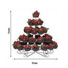 15  Silver 5 Tier Metal Cupcake Holder Dessert Stand Wedding Party Decorations