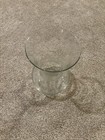 Clear Glass Bottle Shape Decorative Freestanding Flower Vase